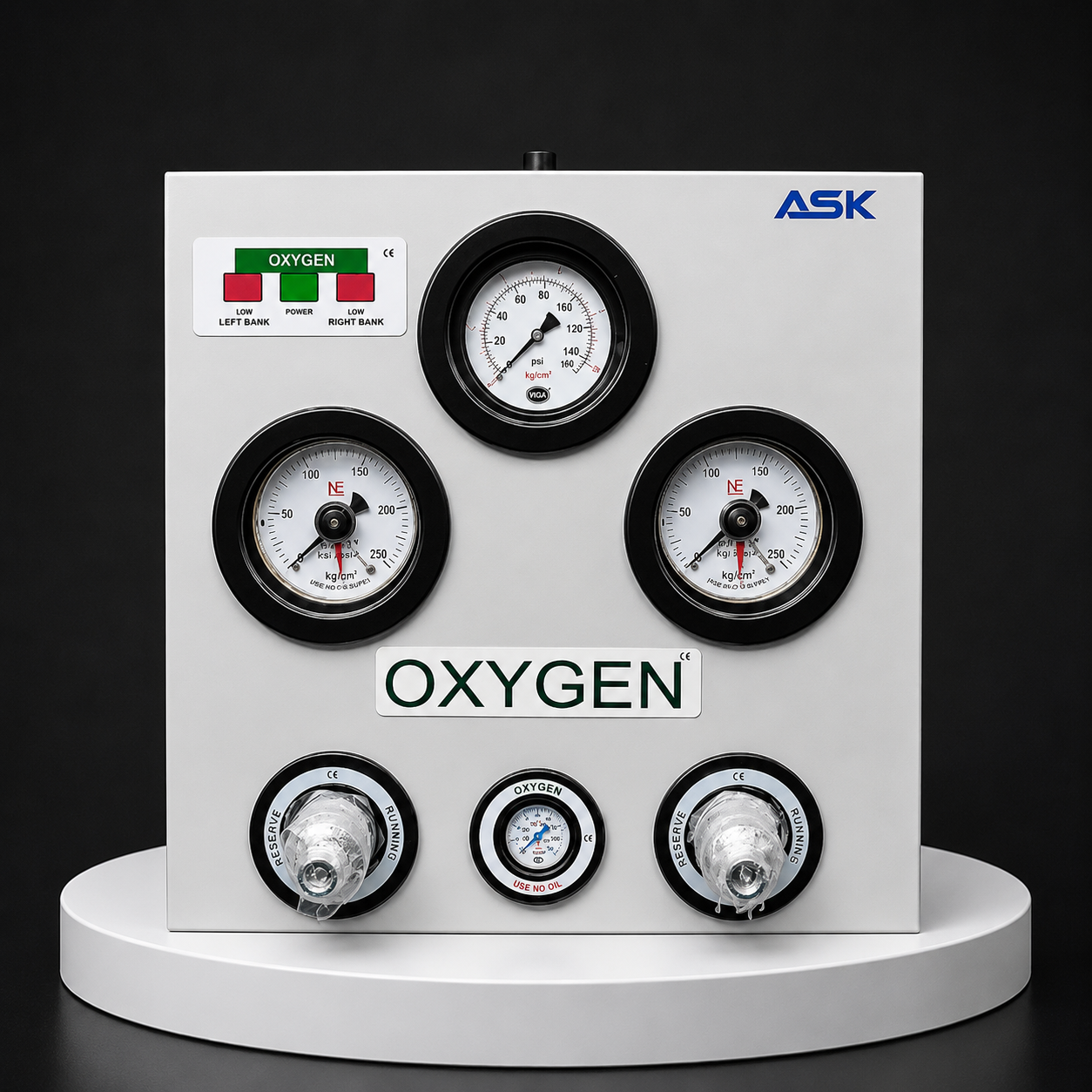 Semi Automatic Oxygen Control Panel